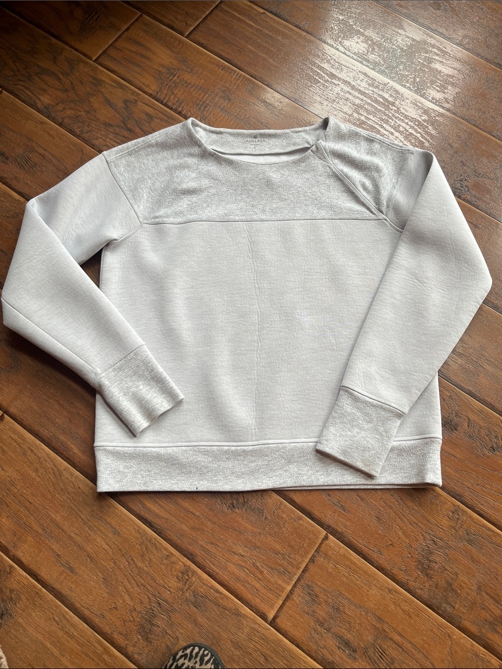 Athleta Light Gray Crewneck Sweatshirt - Size Large